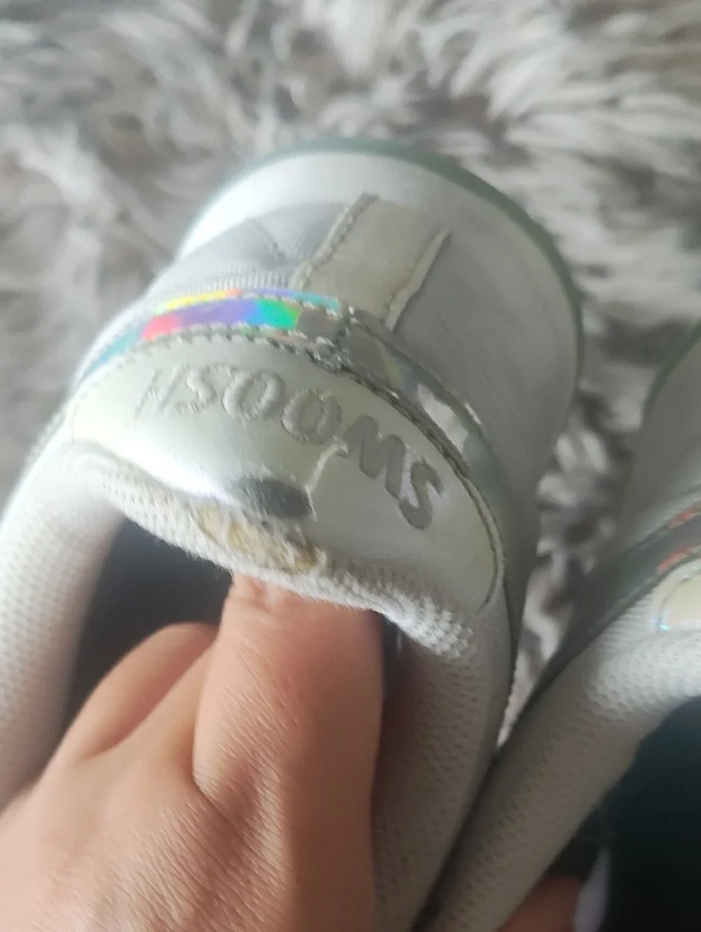 Rare Nike Cortes Holographic Logo